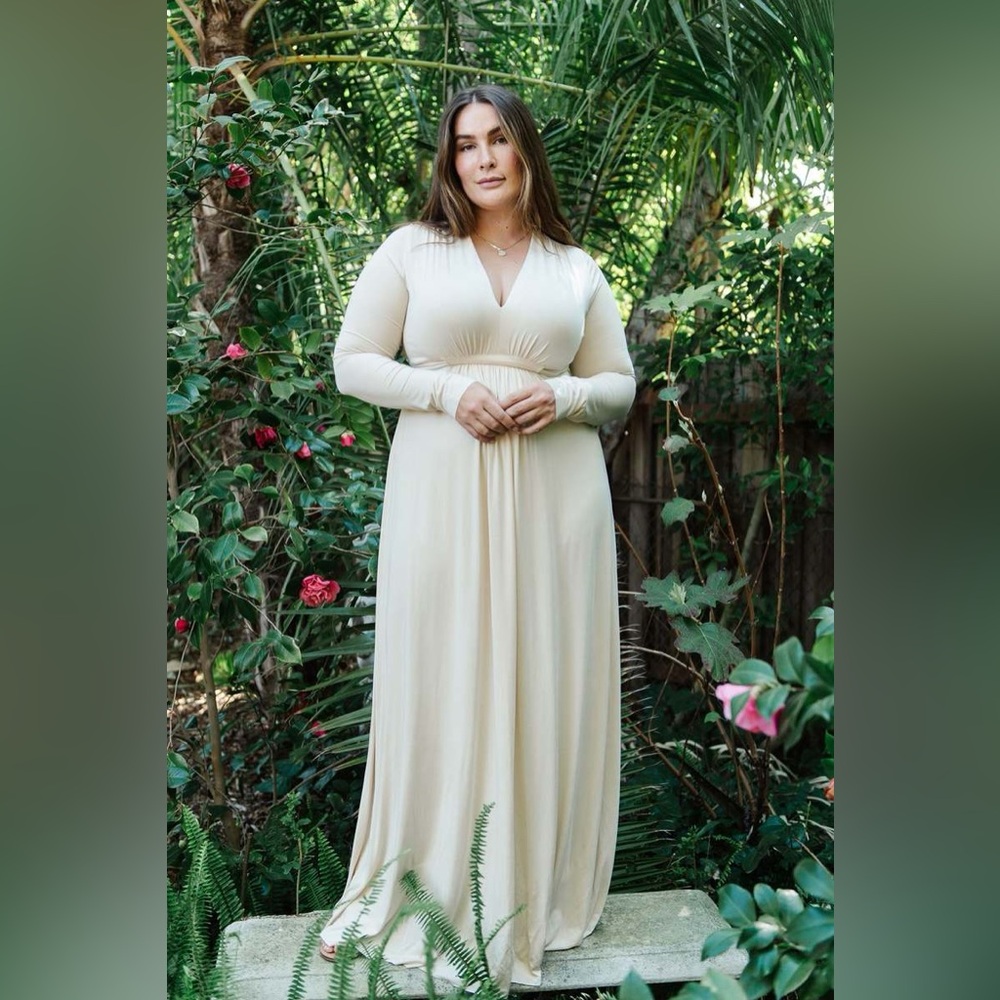 RACHEL PALLY LONG SLEEVE FULL LENGTH CAFTAN DRESS